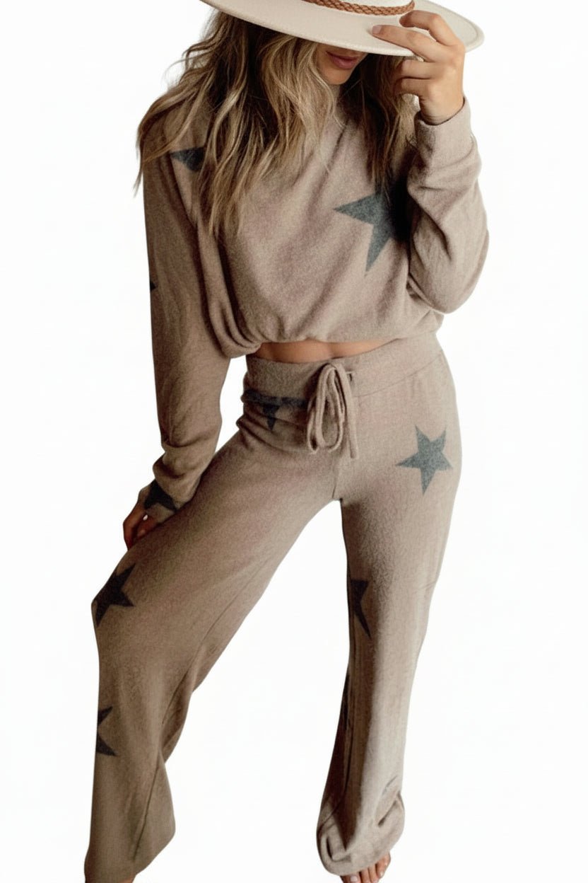 Star Top and Pants Lounge Set - Robbi & Angel