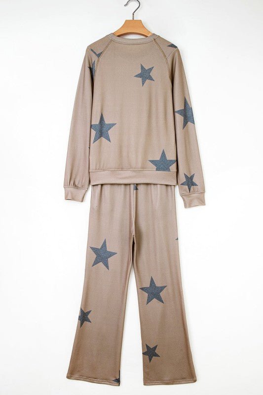Star Top and Pants Lounge Set - Robbi & Angel