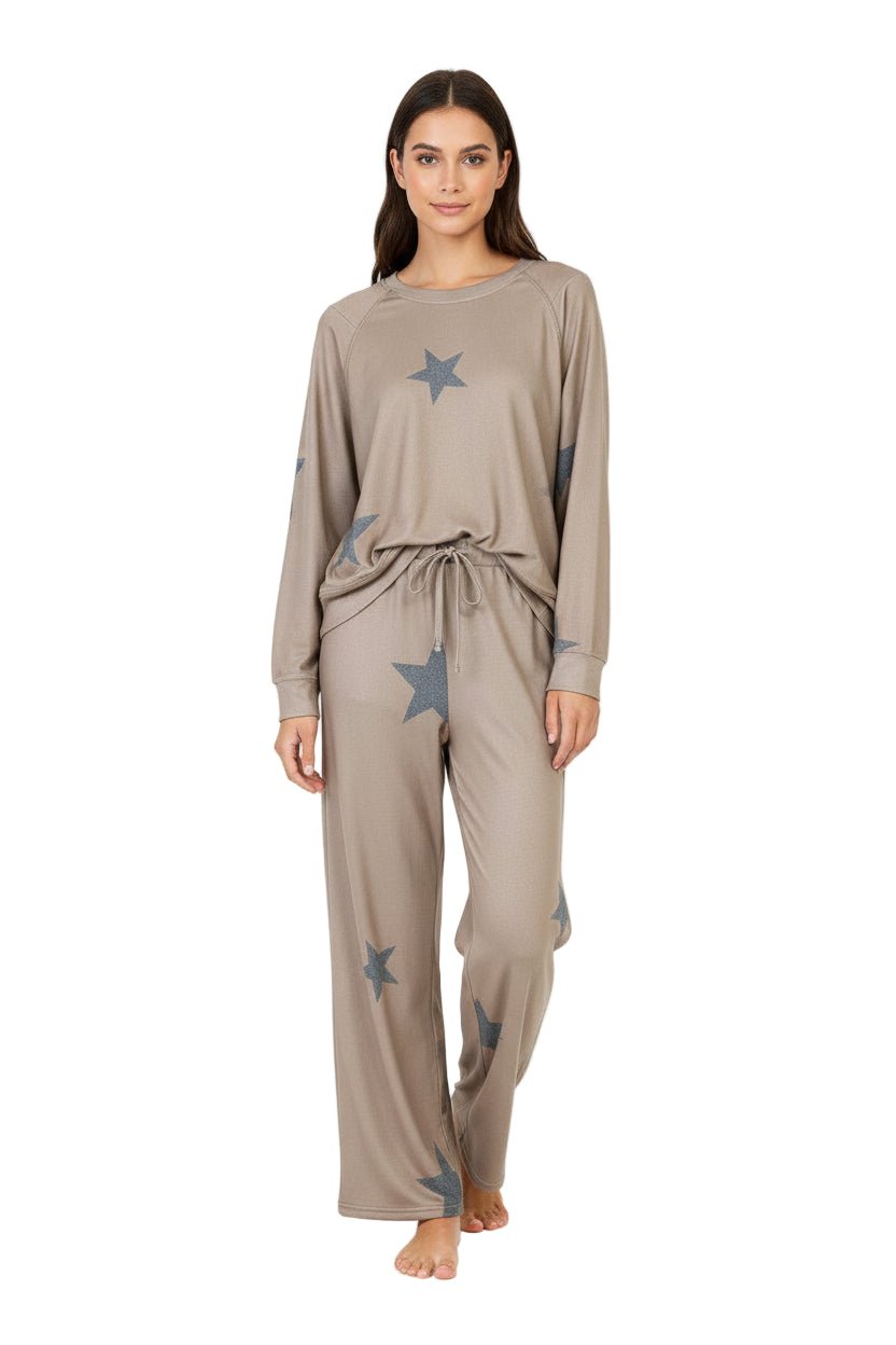 Star Top and Pants Lounge Set - Robbi & Angel