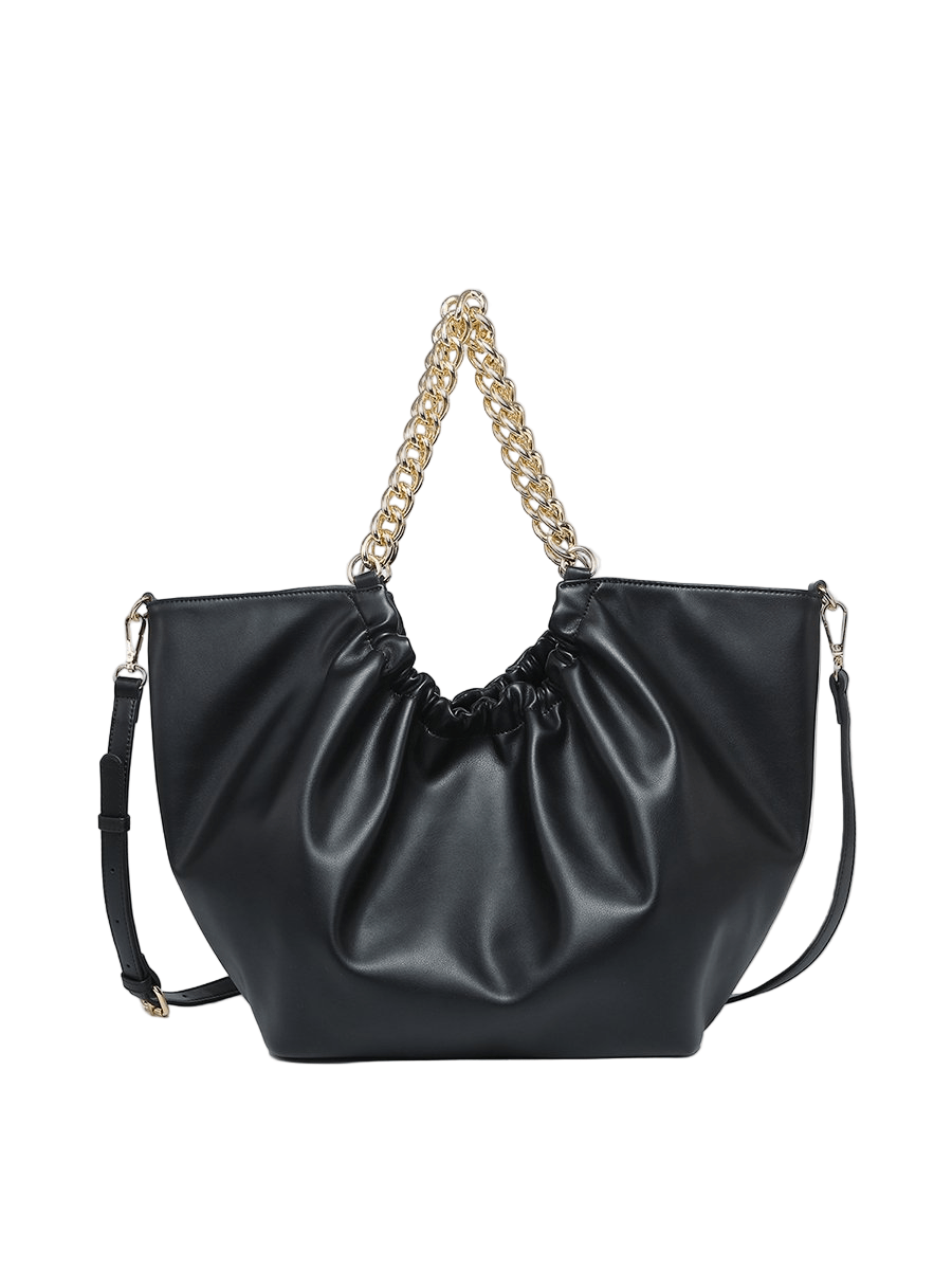 Stassi Slouchy Satchel w/ Chain - Robbi & Angel