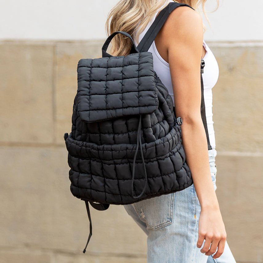 Stevie Quilted Puffer Backpack - Robbi & Angel