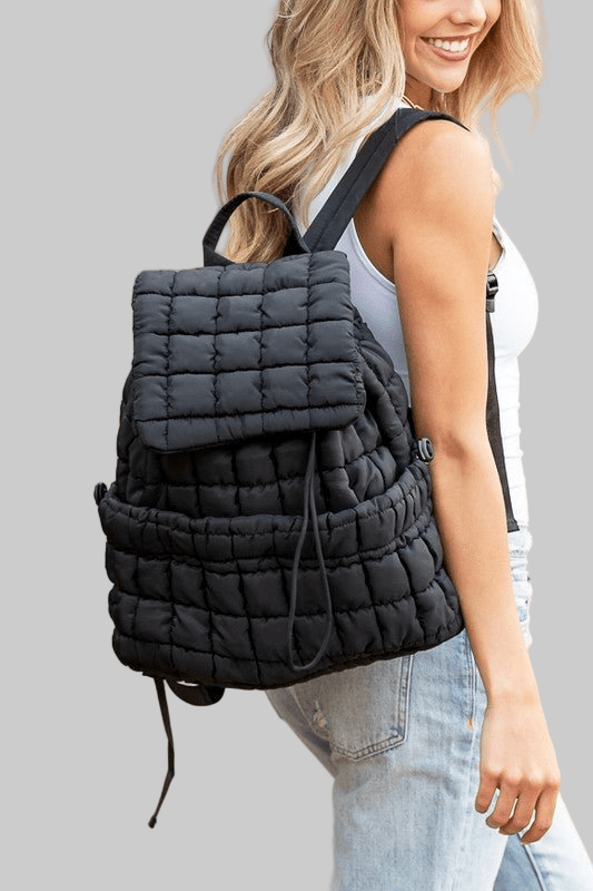 Stevie Quilted Puffer Backpack - Robbi & Angel
