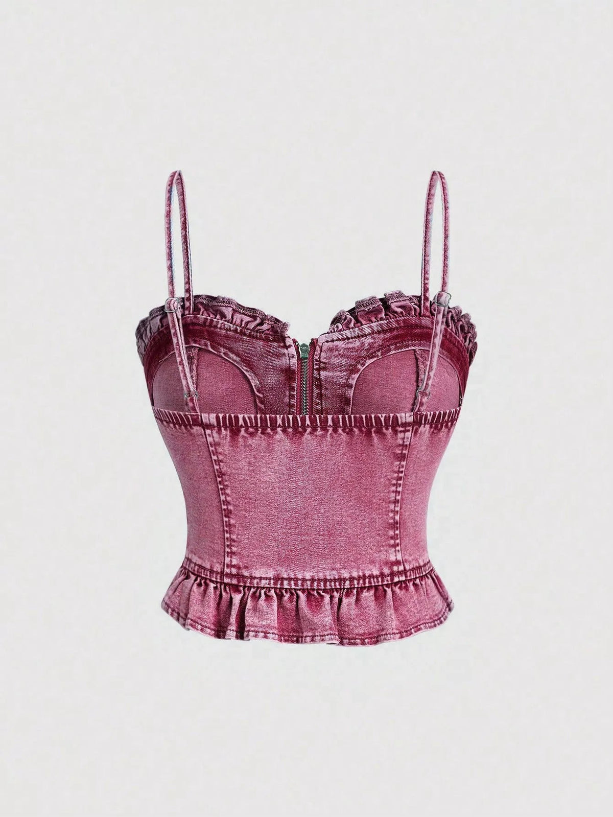 Sweetheart Neck Denim Cami - Robbi & Angel