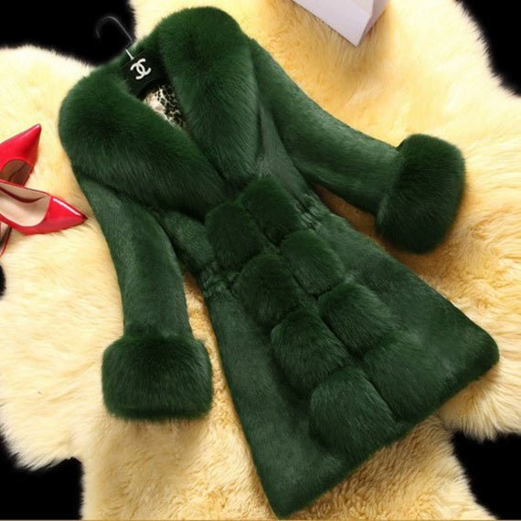 Tammy Long Oversized Faux Fur With Collar - Robbi & Angel