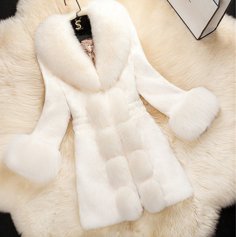 Tammy Long Oversized Faux Fur With Collar - Robbi & Angel