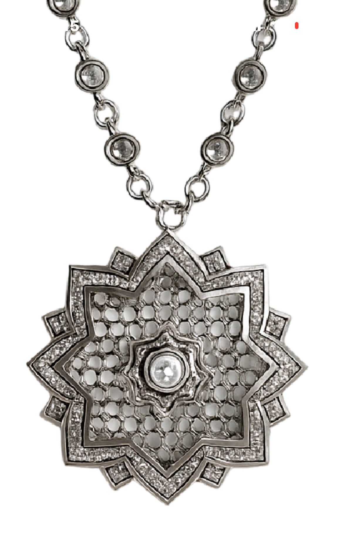 Alexandra Radiant Medallion Necklace - Robbi & Angel