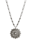 Alexandra Radiant Medallion Necklace - Robbi & Angel