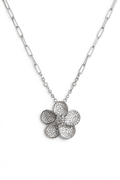The Angelee: Crystal Bloom Paper Clip Necklace - Robbi & Angel