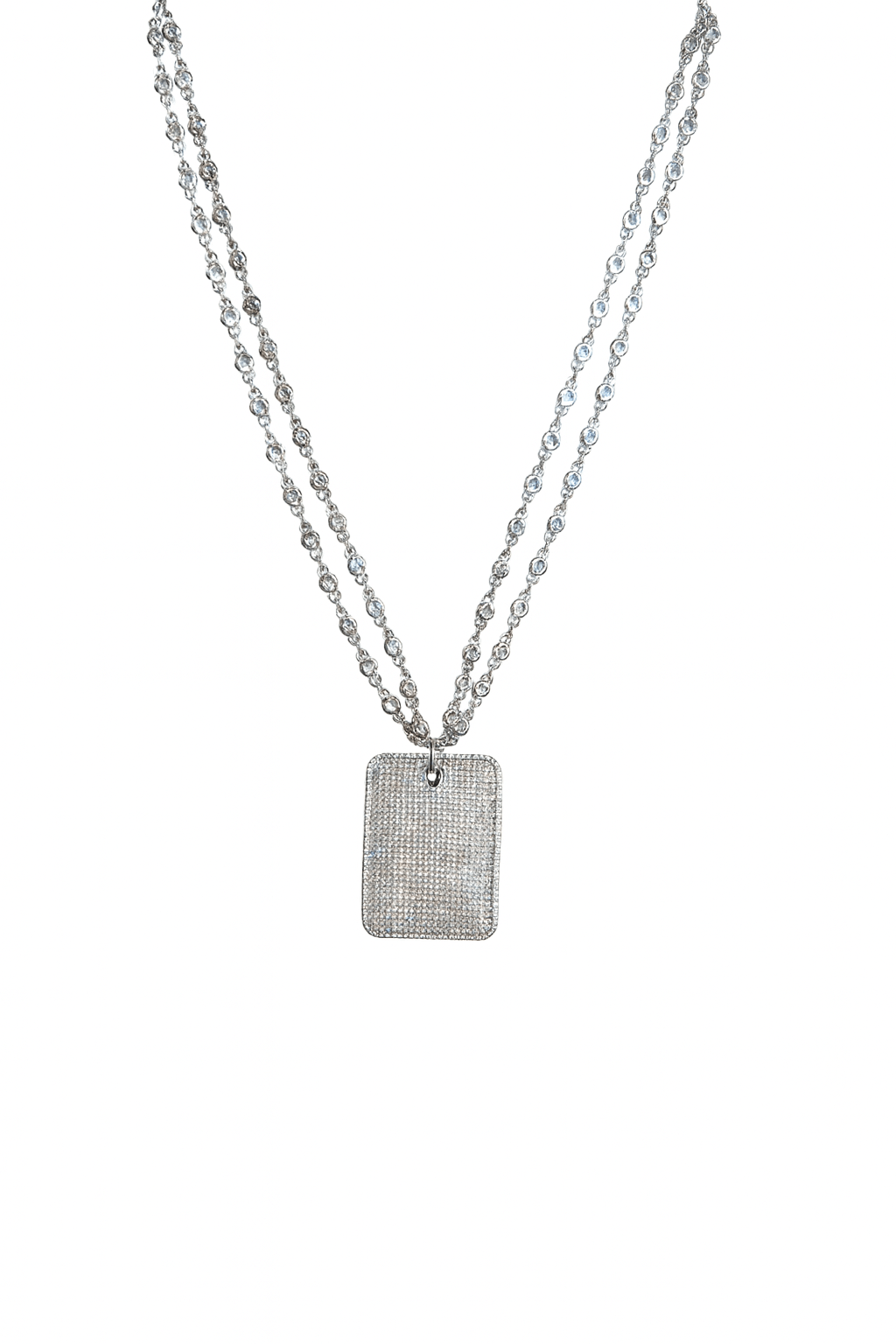 The Kaitlyn: Double Layer Chic Medallion Necklace - Robbi & Angel