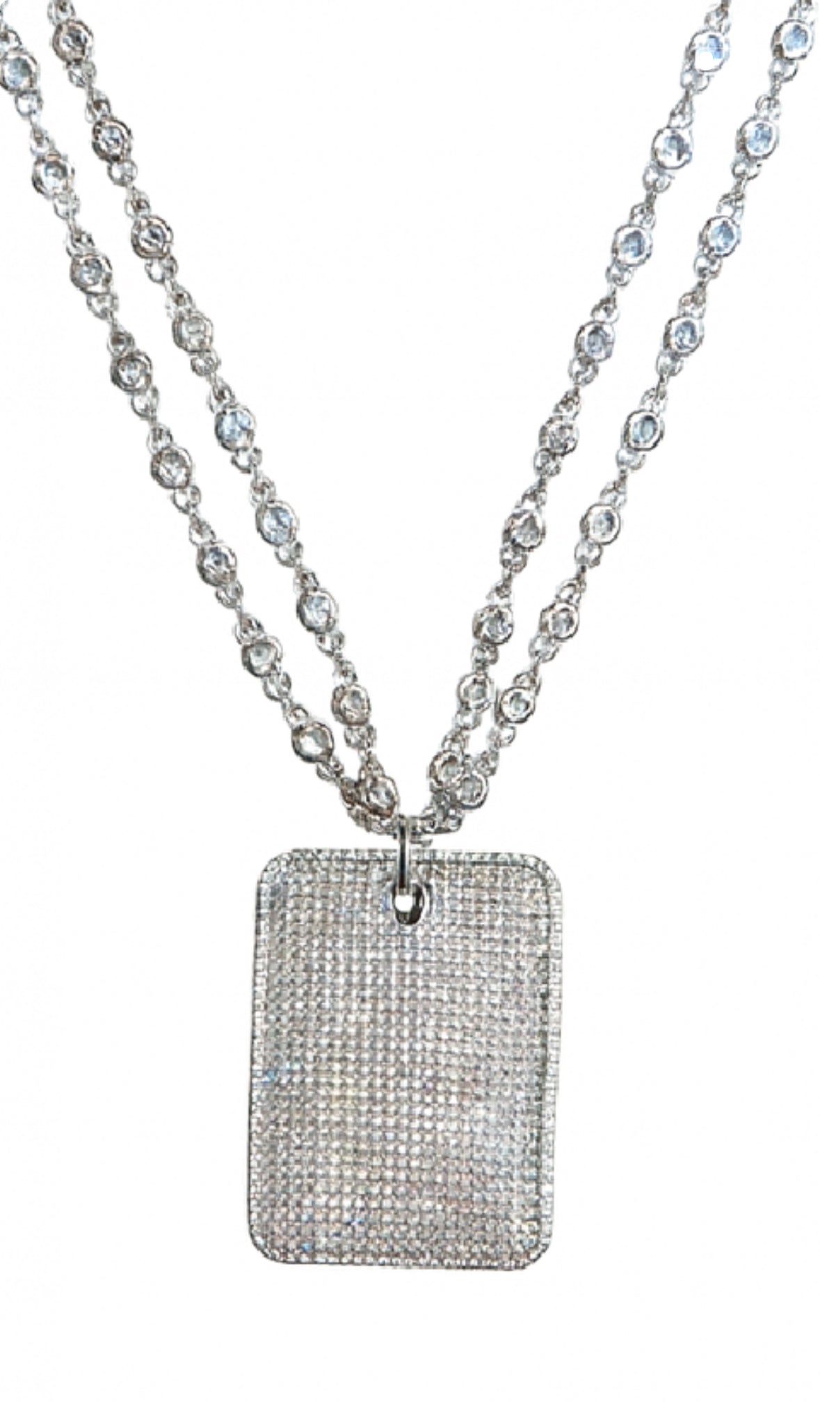 The Kaitlyn: Double Layer Chic Medallion Necklace - Robbi & Angel
