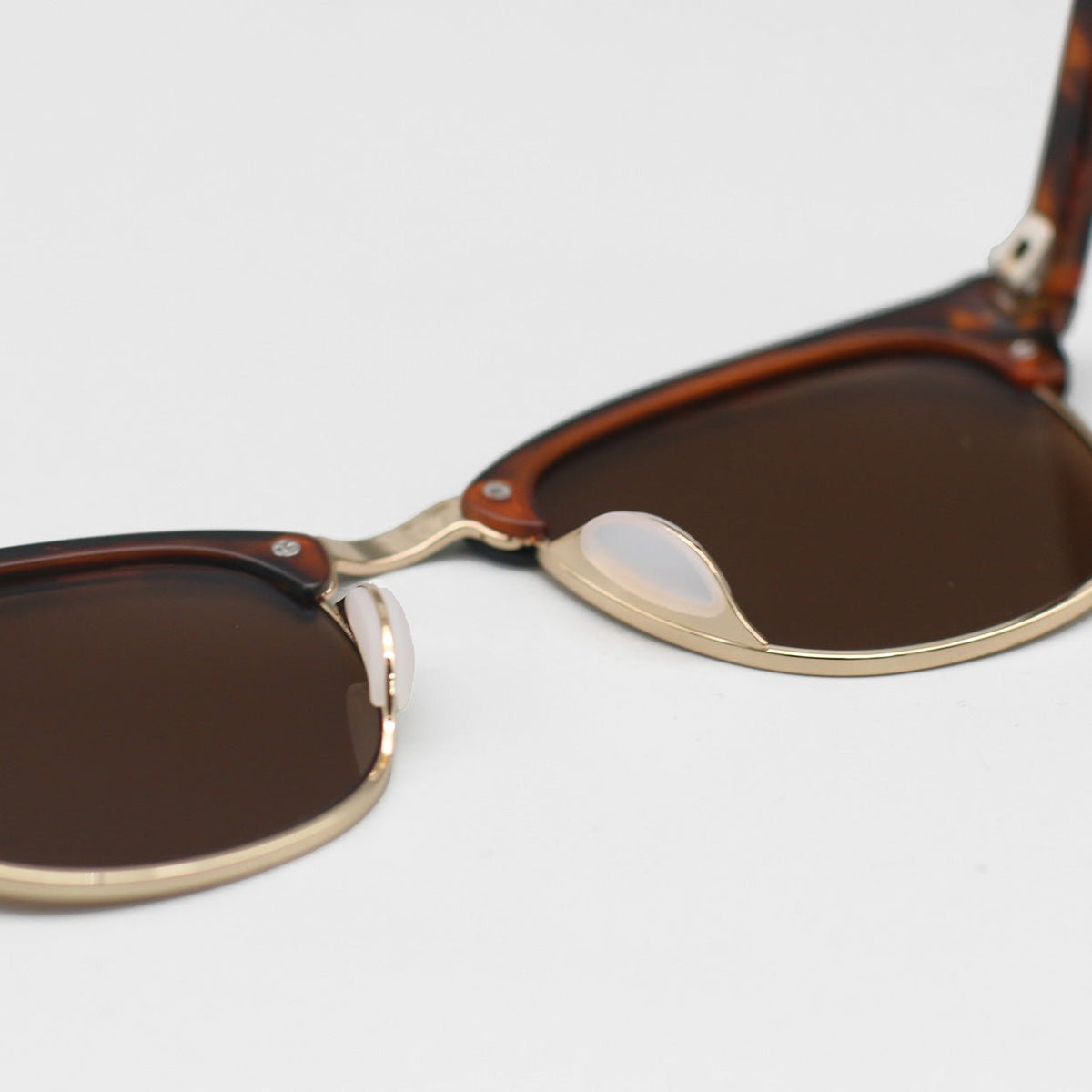 The Masters – Mirrored Brown Clubmaster Sunglasses - Robbi & Angel