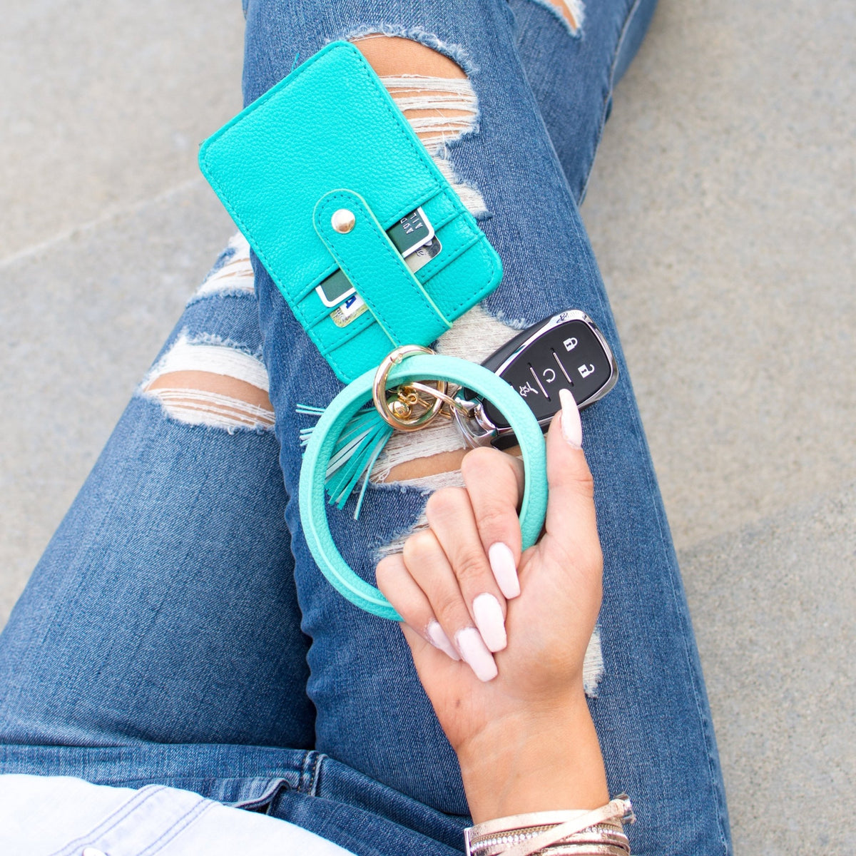 Tilda Key Ring Wallet Bracelet - Robbi & Angel