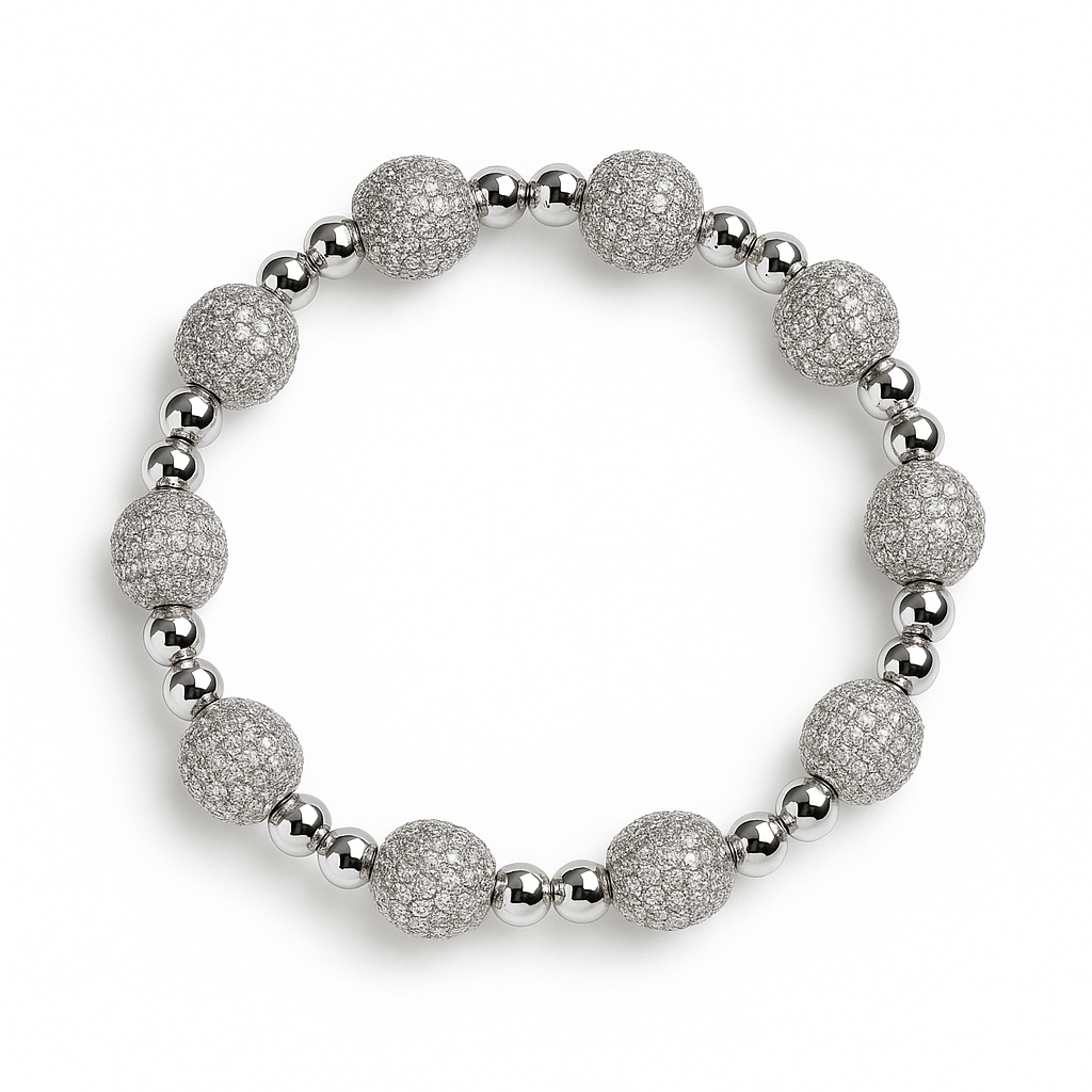 Valentina Pave Bead Bracelet - Robbi & Angel