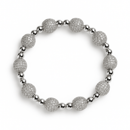 Valentina Pave Bead Bracelet - Robbi & Angel