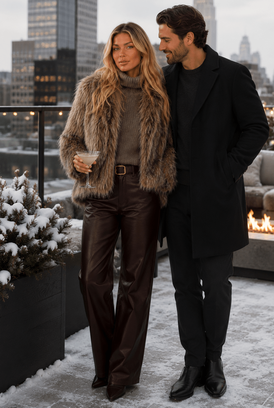 Vanessa Faux Fur Coat - Robbi & Angel