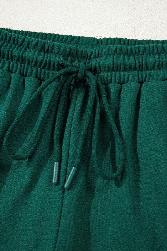 Varsity Stripe Sweatshirt and Short Set - Robbi & Angel