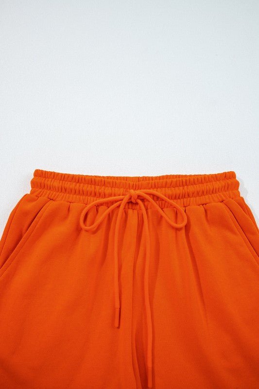 Varsity Stripe Sweatshirt and Short Set - Robbi & Angel