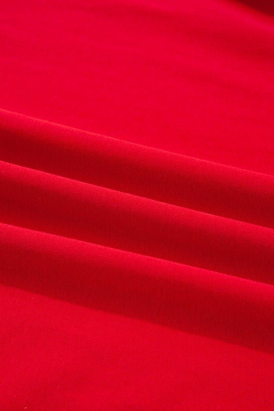 Varsity Stripe Sweatshirt and Short Set - Robbi & Angel