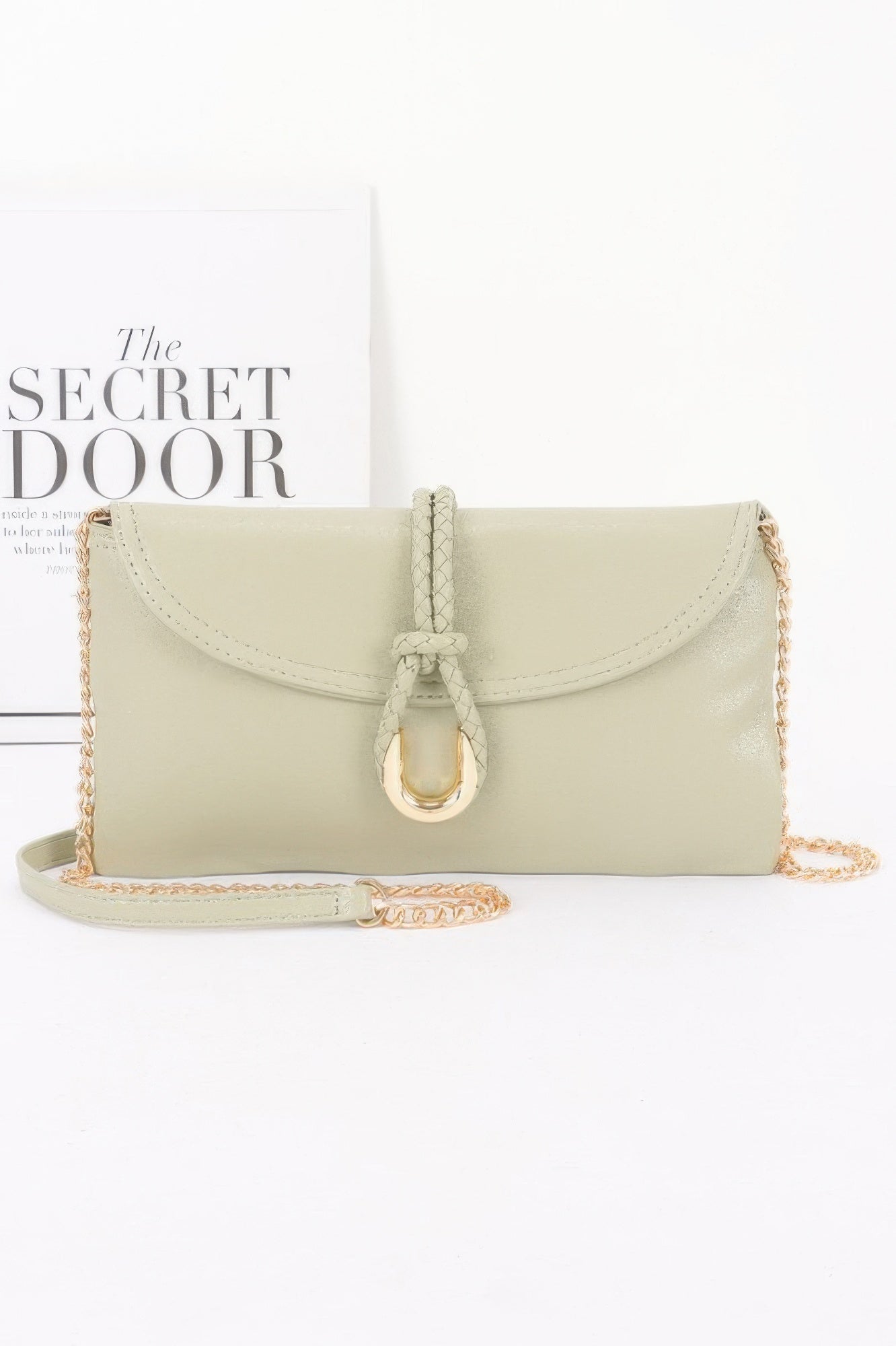Vegan Leather Envelope Clutch Bag - Robbi & Angel