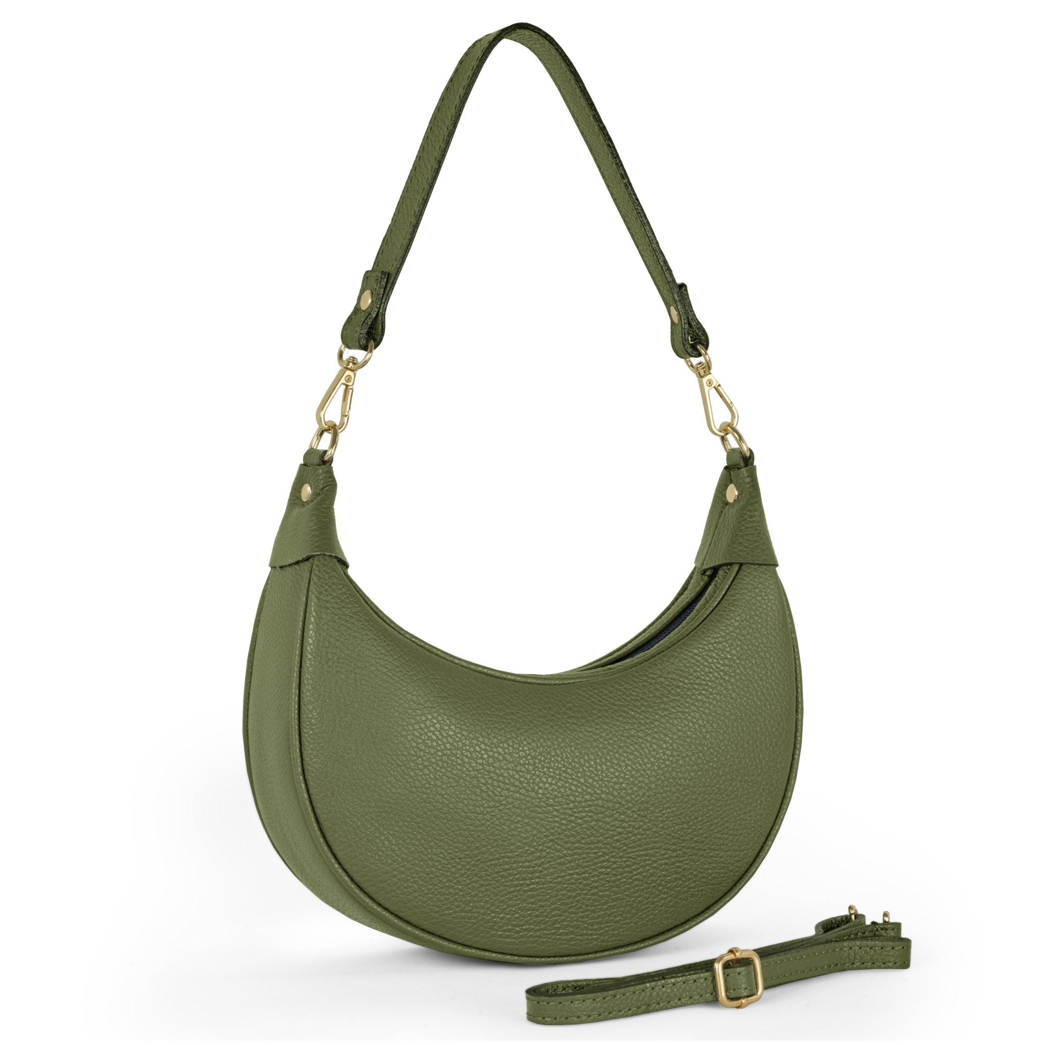 Verona Italian Full-Grain Leather Shoulder Bag - Robbi & Angel