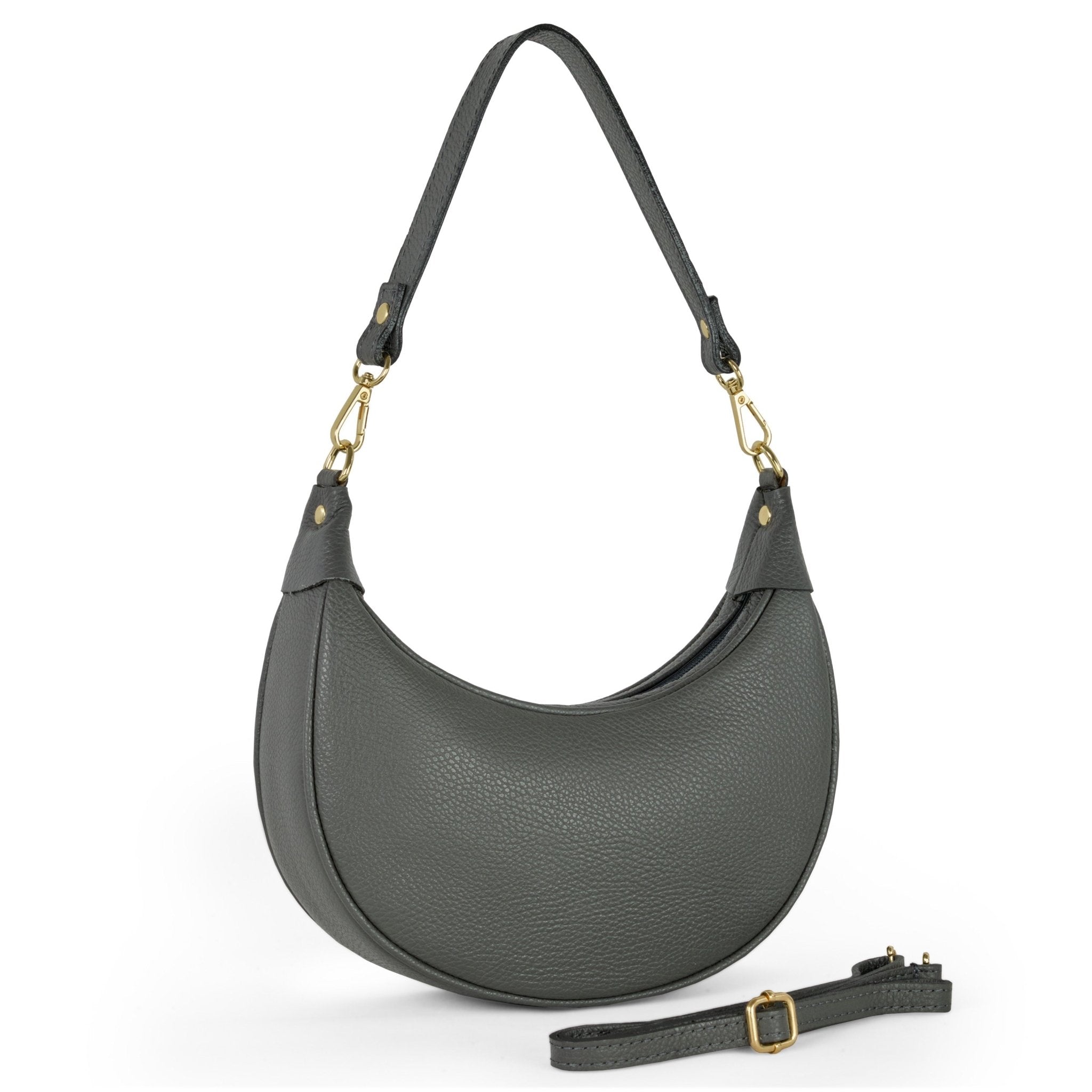 Verona Italian Full-Grain Leather Shoulder Bag - Robbi & Angel