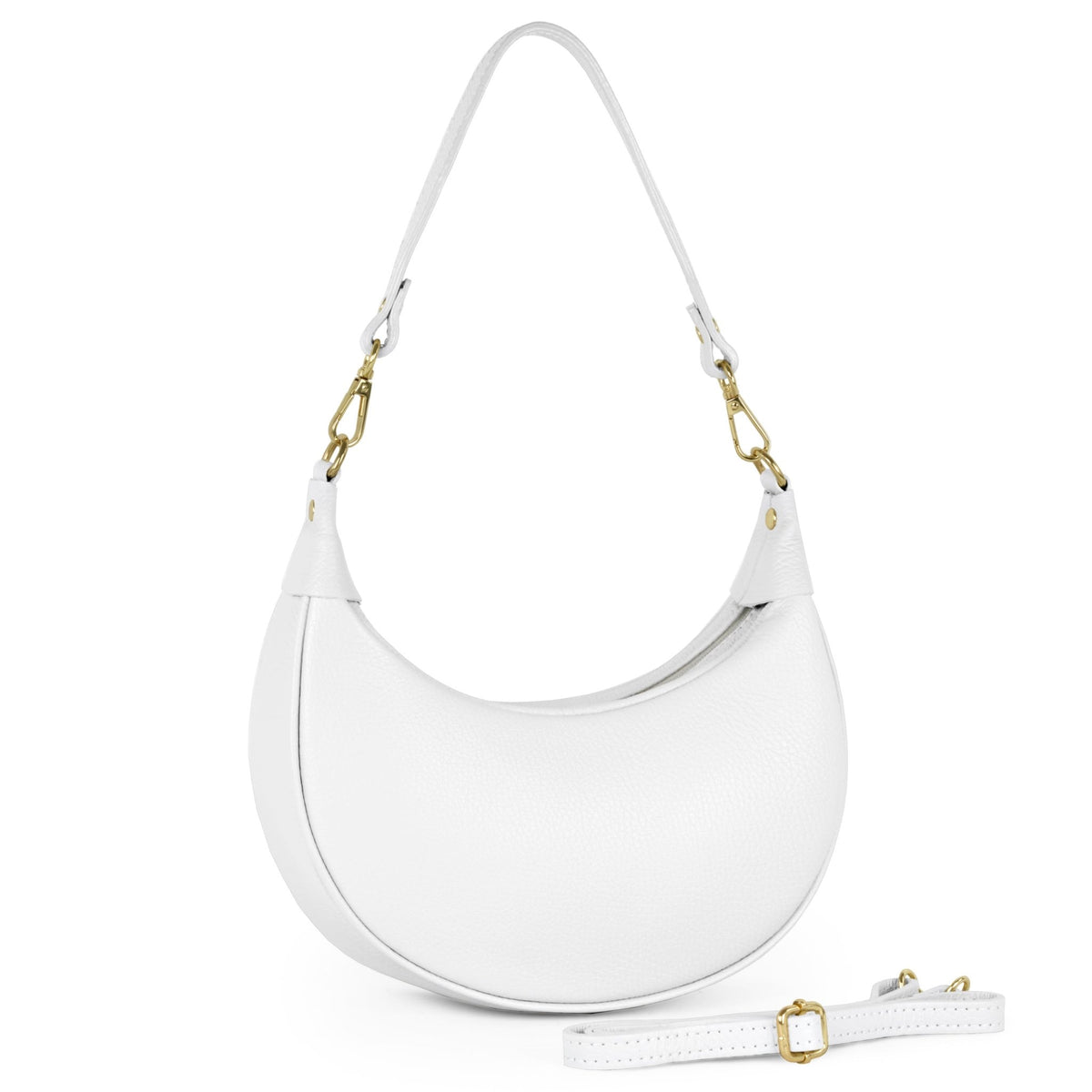 Verona Italian Full-Grain Leather Shoulder Bag - Robbi & Angel