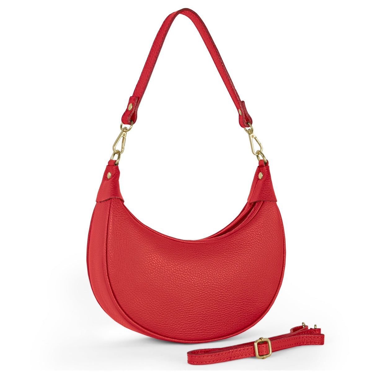 Verona Italian Full-Grain Leather Shoulder Bag - Robbi & Angel