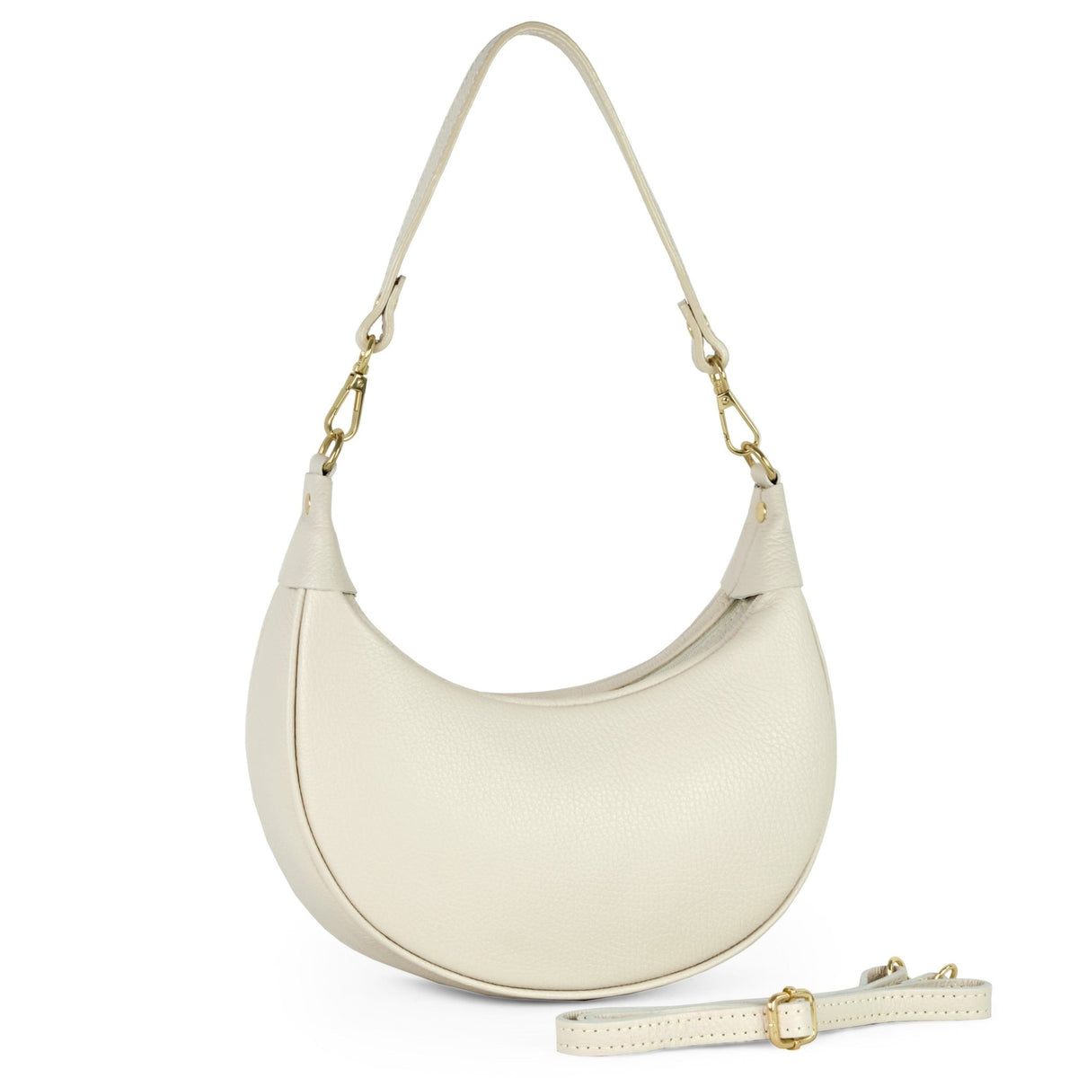 Verona Italian Full-Grain Leather Shoulder Bag - Robbi & Angel