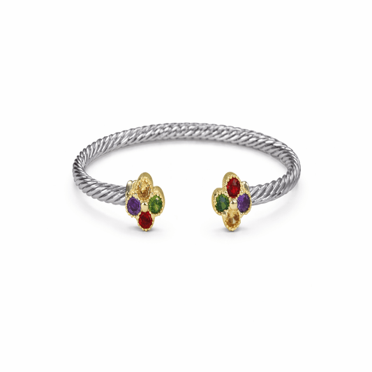 Verona Jewel Bloom Cuff - Robbi & Angel