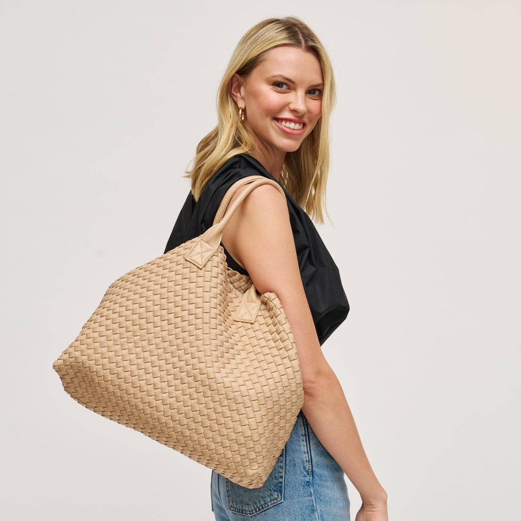 Woven Neoprene Tote - Robbi & Angel