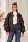 Zori Zip Up Dropped Shoulder Jacket - Robbi & Angel