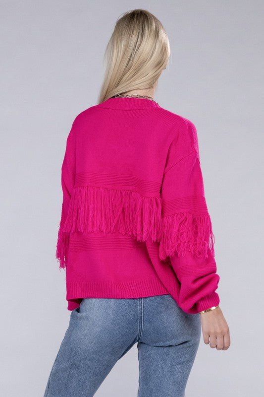 Tassel Open Cardigan - Robbi & Angel