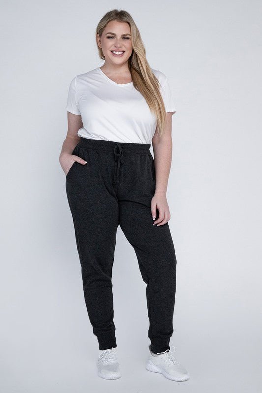 Plus-Size Jogger Pants - Robbi & Angel