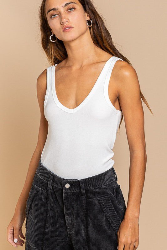 Sleeveless Relaxed Fit Tank Top - Robbi & Angel