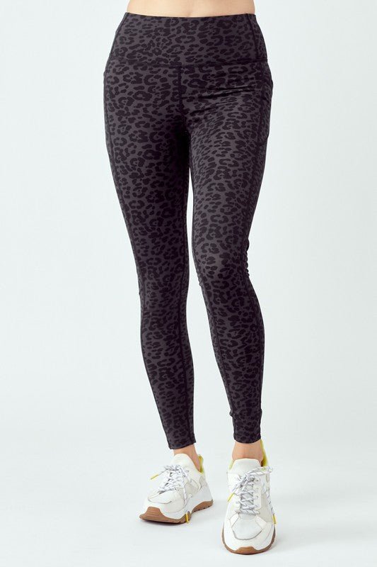 Black Leopard Leggings - Robbi & Angel