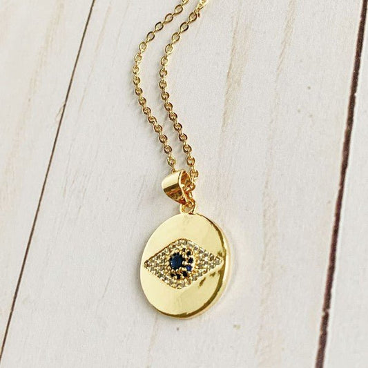 Sapphire Eye Necklace - Robbi & Angel