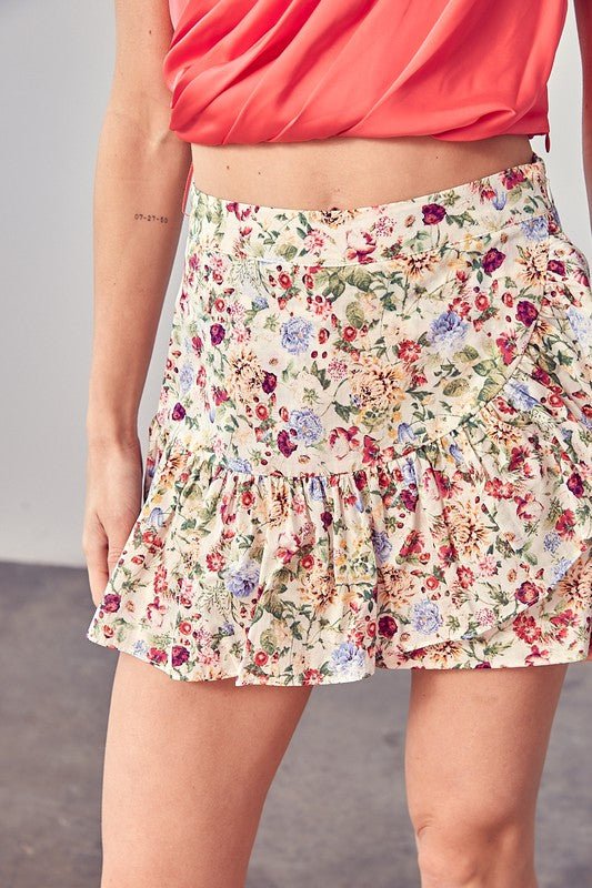 Flower Multi Skort - Robbi & Angel