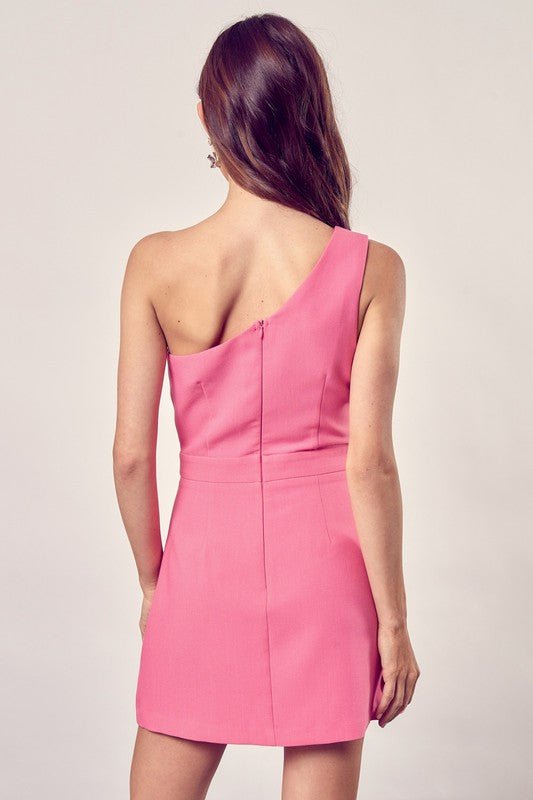 Asymmetric One Shoulder Dress - Robbi & Angel