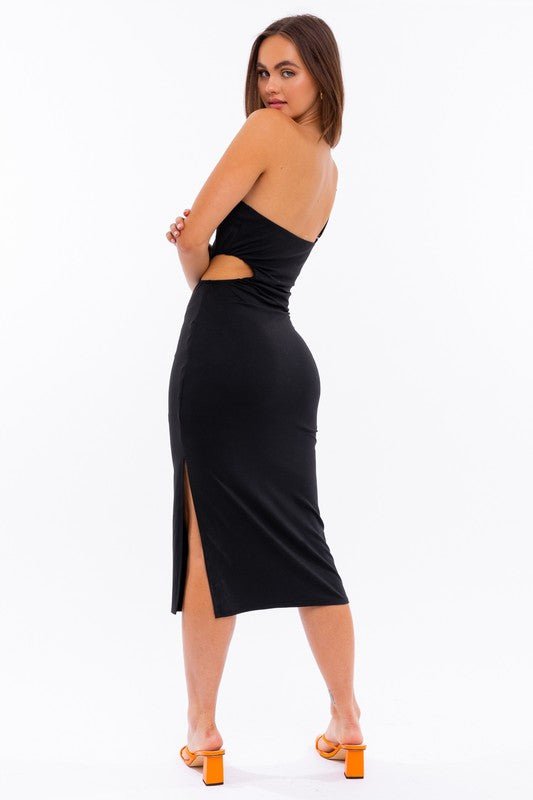 One Shoulder Midi Dress - Robbi & Angel