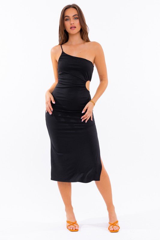 One Shoulder Midi Dress - Robbi & Angel