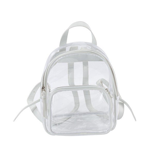 HIGH QUALITY PVC CLEAR BACKPACK - Robbi & Angel