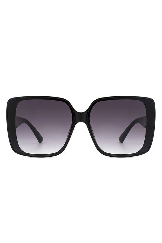 Square Retro Fashion Flat Top Women Sunglasses - Robbi & Angel