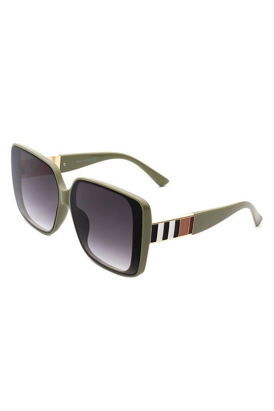 Square Retro Fashion Flat Top Women Sunglasses - Robbi & Angel