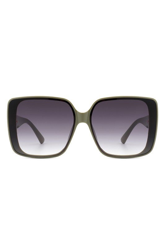 Square Retro Fashion Flat Top Women Sunglasses - Robbi & Angel