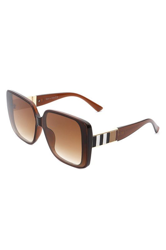 Square Retro Fashion Flat Top Women Sunglasses - Robbi & Angel