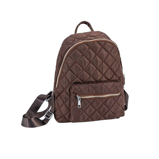 CHIC NYLON QUILTED FASHION BACKPACK - Robbi & Angel