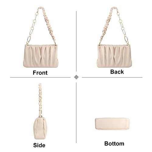 Small Ruched Bag for Women Soft cloudy purse - Robbi & Angel