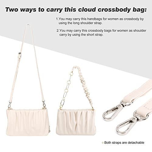 Small Ruched Bag for Women Soft cloudy purse - Robbi & Angel