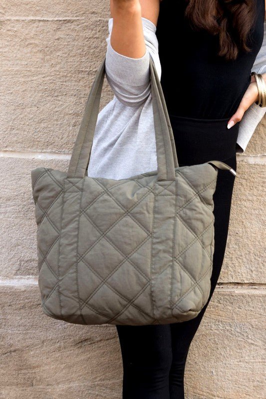 Quilted Tote - Robbi & Angel