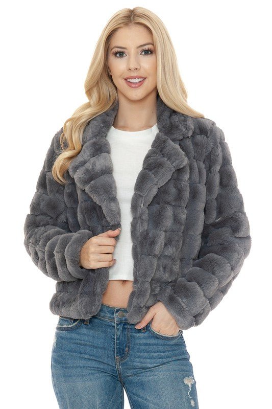 Women Faux Fur Jacket - Robbi & Angel